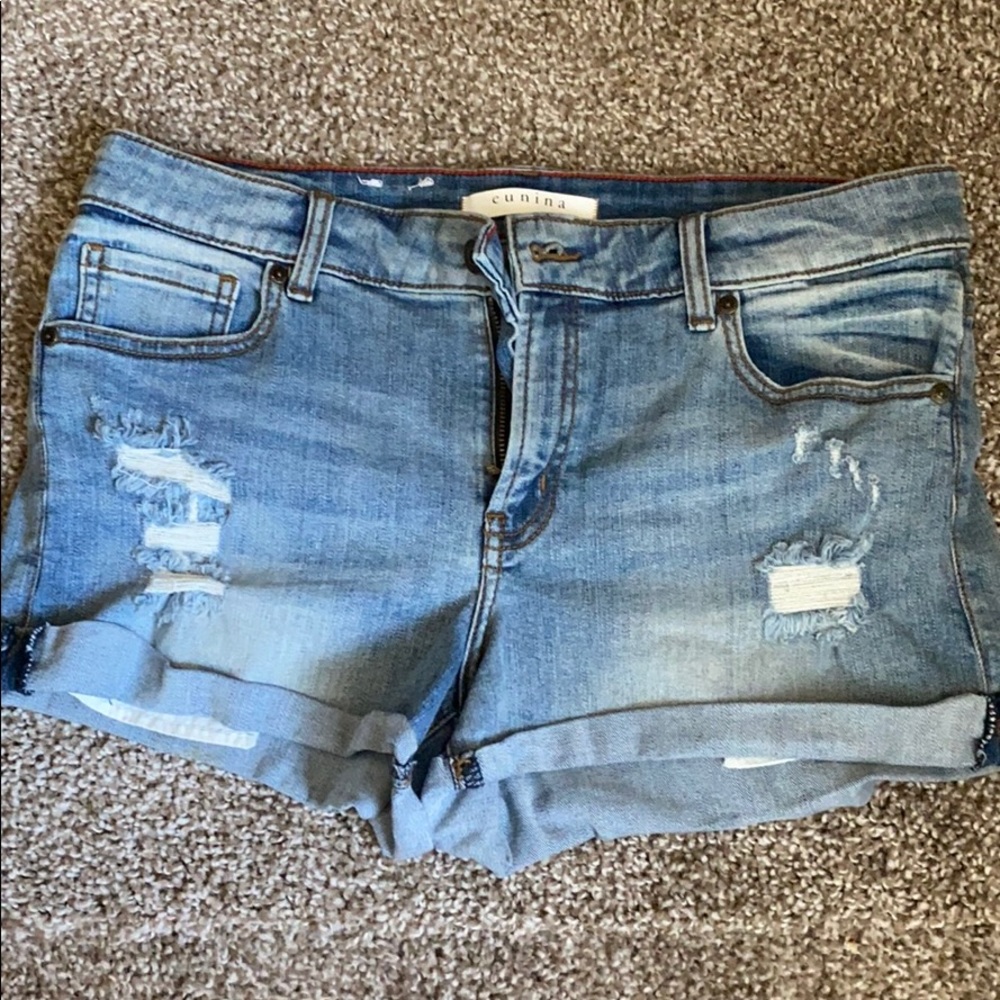 Denim shorts